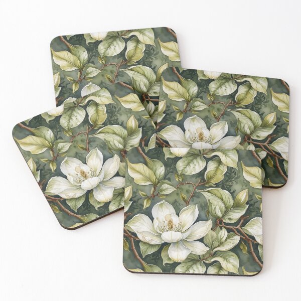 Item preview, Mississippi Magnolia Abstract Pattern designed and sold by Eclectic Monkey.