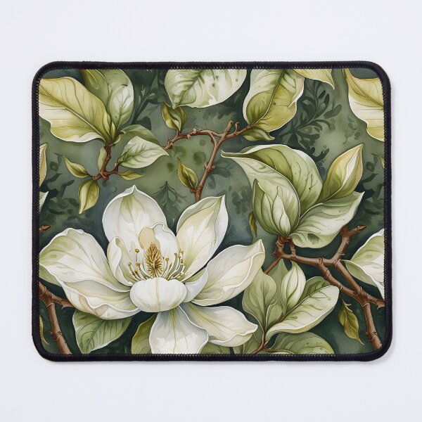 Item preview, Mississippi Magnolia Abstract Pattern designed and sold by Eclectic Monkey.