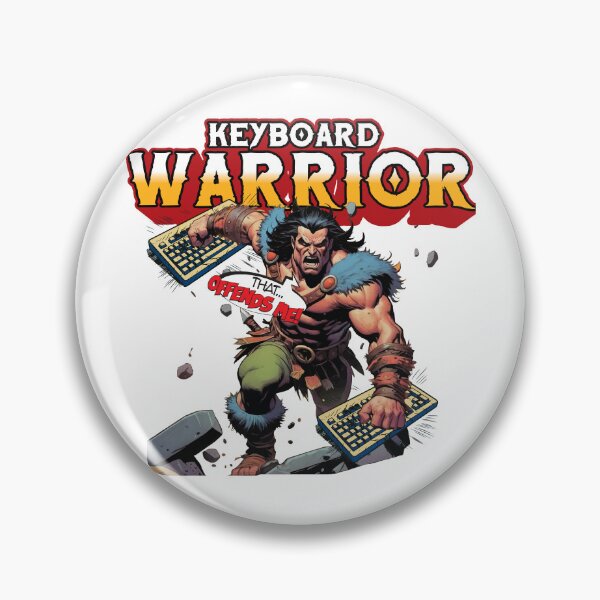 Item preview, Keyboard Warrior. designed and sold by ChiliPics.