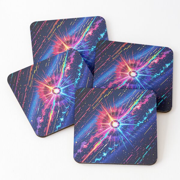 Item preview, Neon Supernova Galactic Explosion – Vibrant Sci-Fi Space Burst Art designed and sold by Xynith.