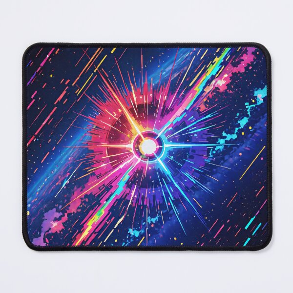 Item preview, Neon Supernova Galactic Explosion – Vibrant Sci-Fi Space Burst Art designed and sold by Xynith.