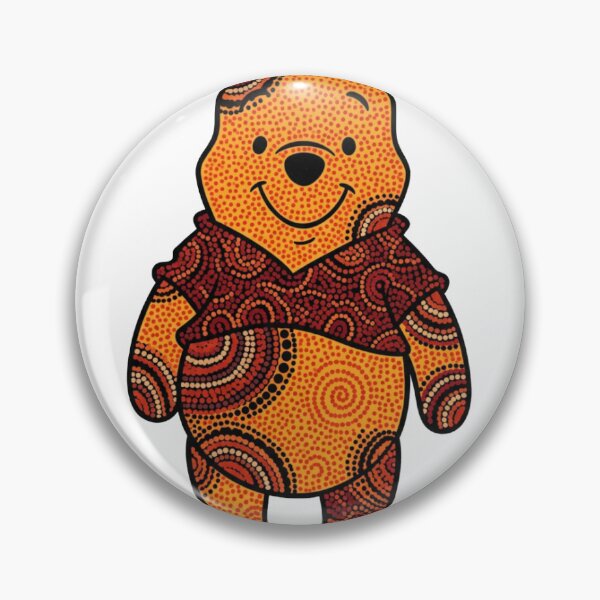 Item preview, aboriginal style Winnie the Pooh designed and sold by Penguinmay.