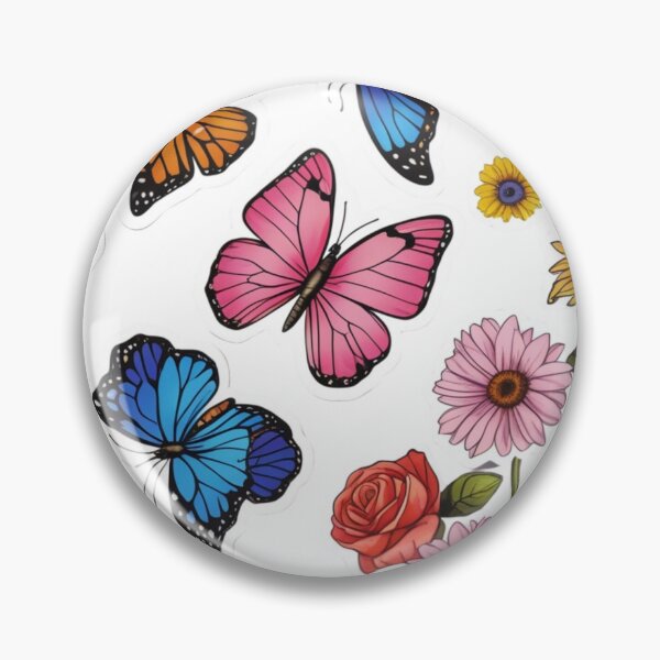 Item preview, Flowers and Butterflies designed and sold by QwikTees.
