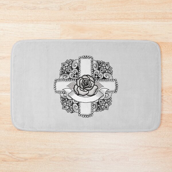 Item preview, Rose Filagree Christian Cross designed and sold by artmuvz.