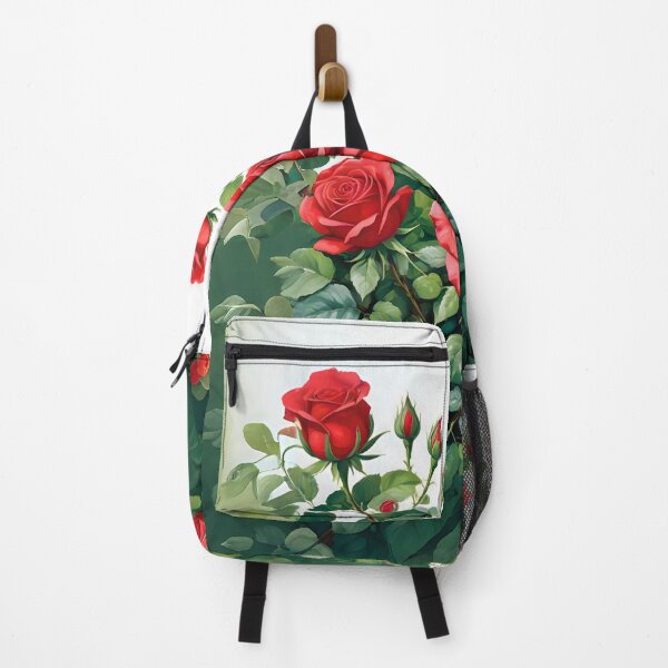 Item preview, Warm Light of a Red Rosebush designed and sold by Ciervo Primavera.