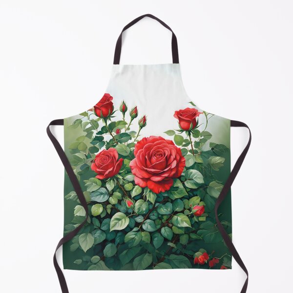 Item preview, Warm Light of a Red Rosebush designed and sold by Ciervo Primavera.