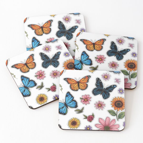 Item preview, Flowers and Butterflies designed and sold by QwikTees.