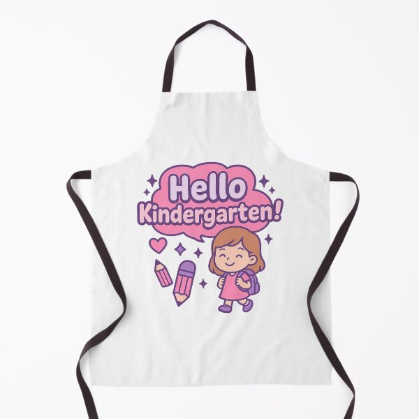 Item preview, Hello Kindergarten Cute Girl Design First Day Back To School Art designed and sold by tigger shop.