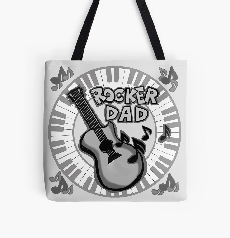 Rocker Dad tote bag