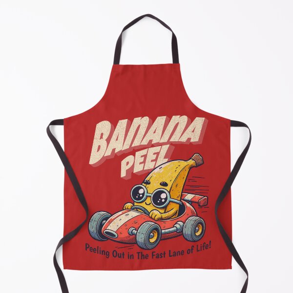 Item preview, Banana Peel Race Car In The Fast Lane designed and sold by scooterbaby.