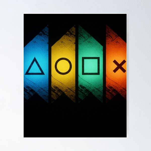 Item preview, Play Symbols Retro Art designed and sold by NatsumiCreative.
