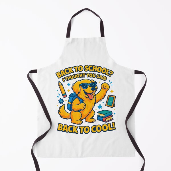 Item preview, Funny Golden Retriever Back To School Dog Design With Books And Glasses designed and sold by tigger shop.