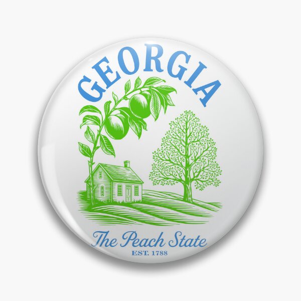 Item preview, Georgia | The Peach State | Est. 1788 designed and sold by SaltyLass.