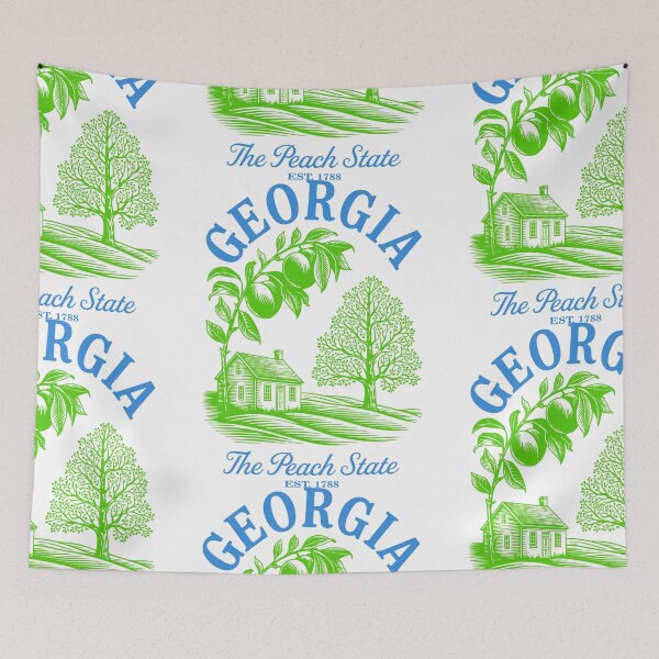 Item preview, Georgia | The Peach State | Est. 1788 designed and sold by SaltyLass.