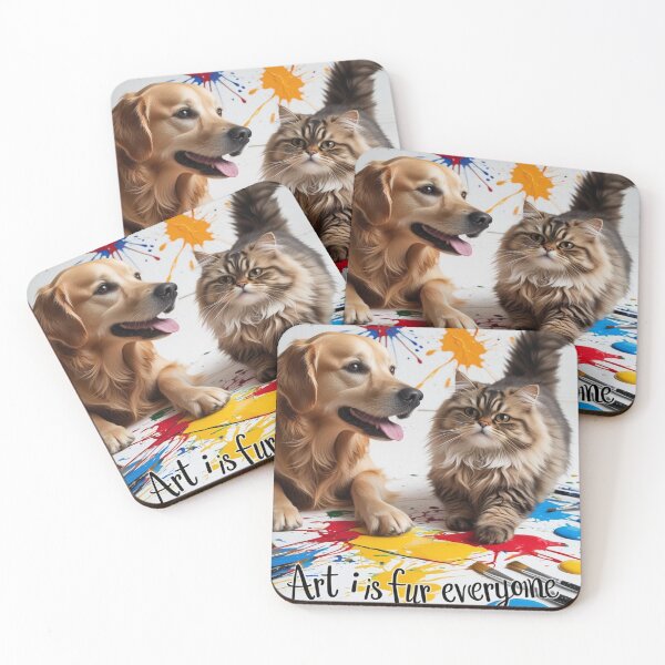 Item preview, Cute dog and cat stickers - funny pet lovers designs for t-shirts and gifts designed and sold by dog&cat.