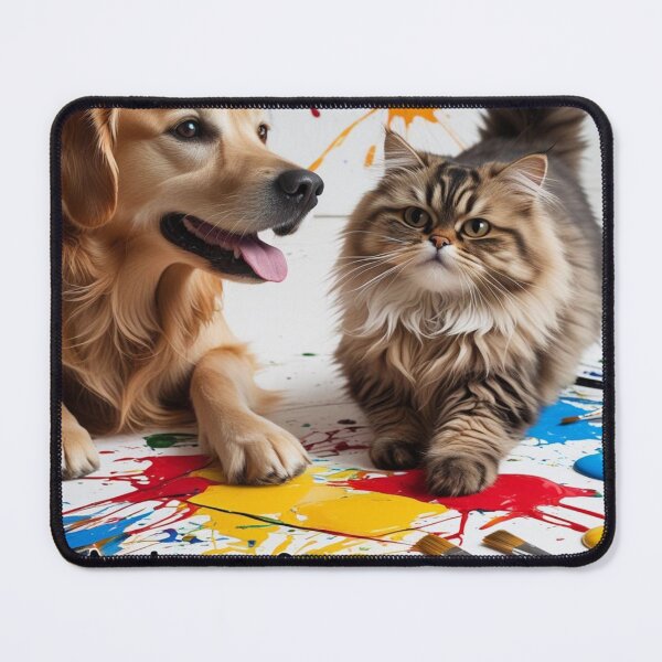Item preview, Cute dog and cat stickers - funny pet lovers designs for t-shirts and gifts designed and sold by dog&cat.