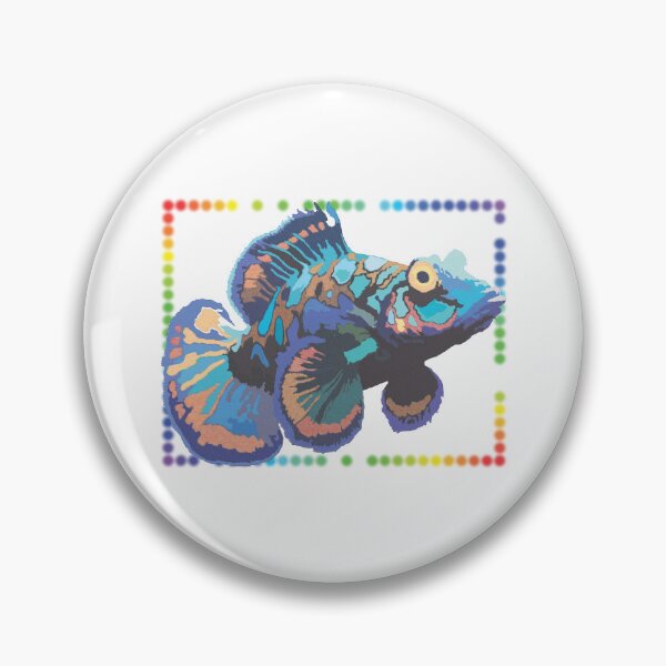 Item preview, Colorful MANDARINFISH Watercolor Art designed and sold by TerScott.