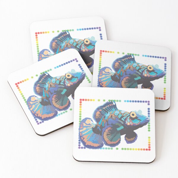 Item preview, Colorful MANDARINFISH Watercolor Art designed and sold by TerScott.