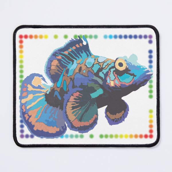 Item preview, Colorful MANDARINFISH Watercolor Art designed and sold by TerScott.
