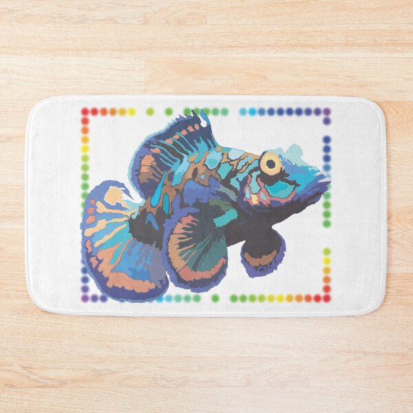 Item preview, Colorful MANDARINFISH Watercolor Art designed and sold by TerScott.