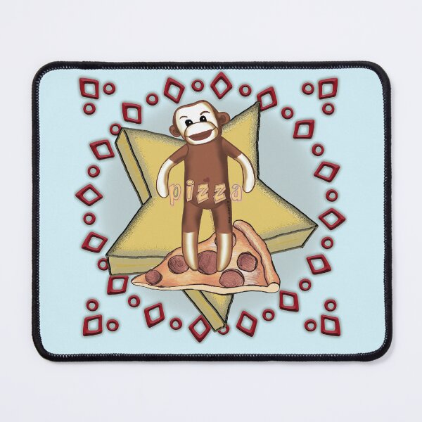 Item preview, Pizza Sock Monkey designed and sold by artmuvz.