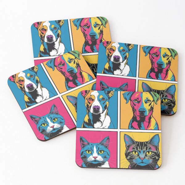 Item preview, Cute dog and cat stickers - funny pet lovers designs for t-shirts and gifts designed and sold by dog&cat.
