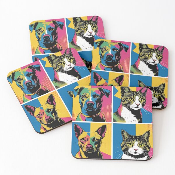 Item preview, Cute dog and cat stickers - funny pet lovers designs for t-shirts and gifts designed and sold by dog&cat.