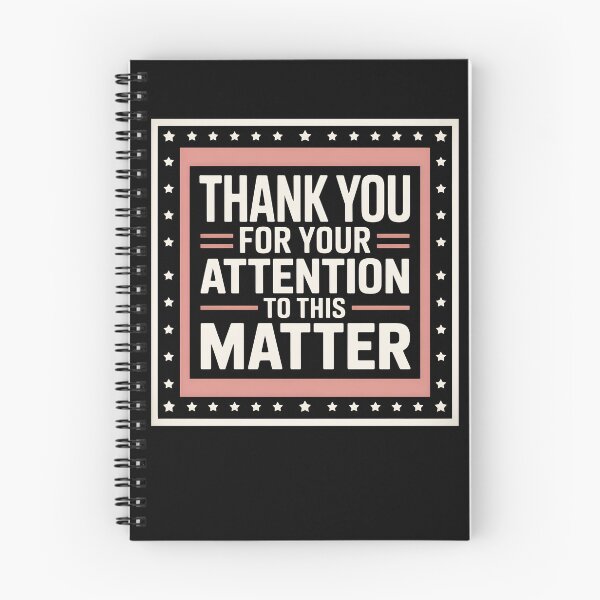 Item preview, Funny Vintage Thank You For Your Attention To This Matter designed and sold by AScribbler0.