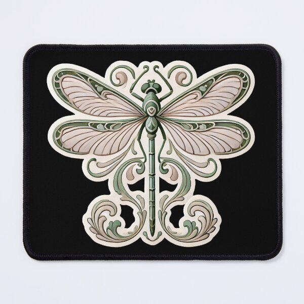 Item preview, Art Nouveau Dragonfly designed and sold by PinUpPizzazz.