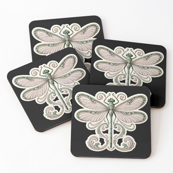Item preview, Art Nouveau Dragonfly designed and sold by PinUpPizzazz.