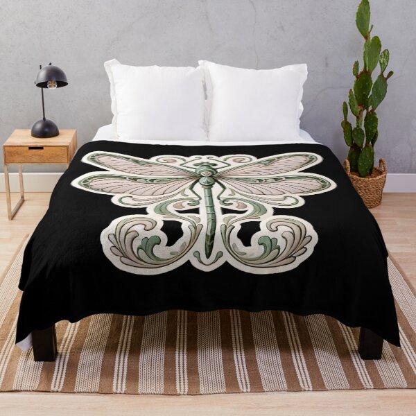 Item preview, Art Nouveau Dragonfly designed and sold by PinUpPizzazz.