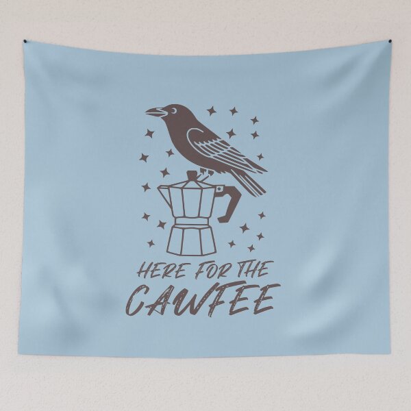 Item preview, Here For The Cawfee Crow Coffee Maker designed and sold by NosandEdgy.
