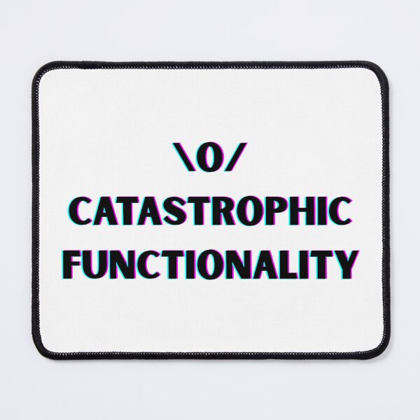 Item preview, celebrating catastrophic functionality designed and sold by crankymachines.