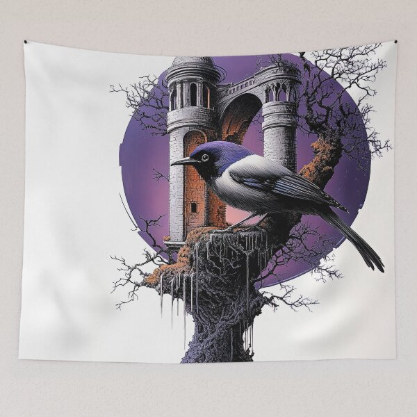Item preview, Mystical Citadel Bird designed and sold by bloorose.