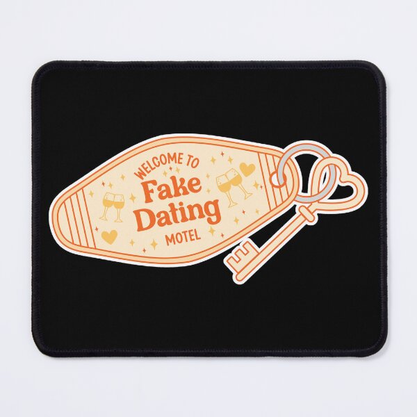 Item preview, Fake Dating Trope Book Sticker designed and sold by ThePoisonPen.