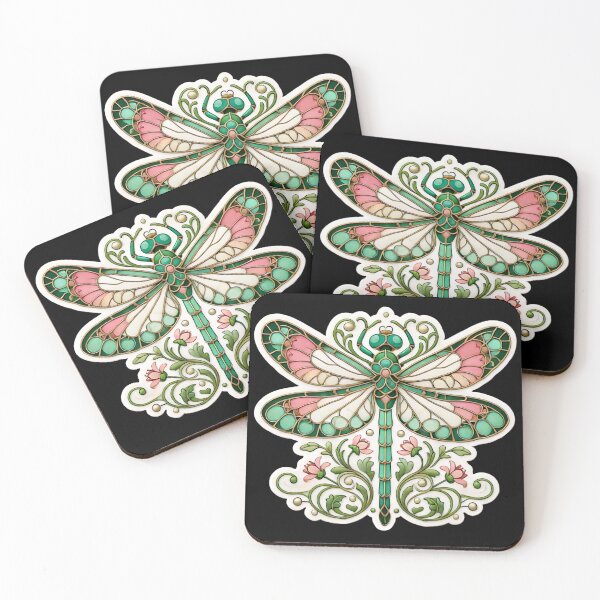 Item preview, Art Nouveau Dragonfly designed and sold by PinUpPizzazz.