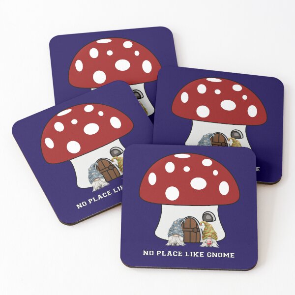 Item preview, No Place Like Gnome Mushroom House Art designed and sold by SandyMDesigns.
