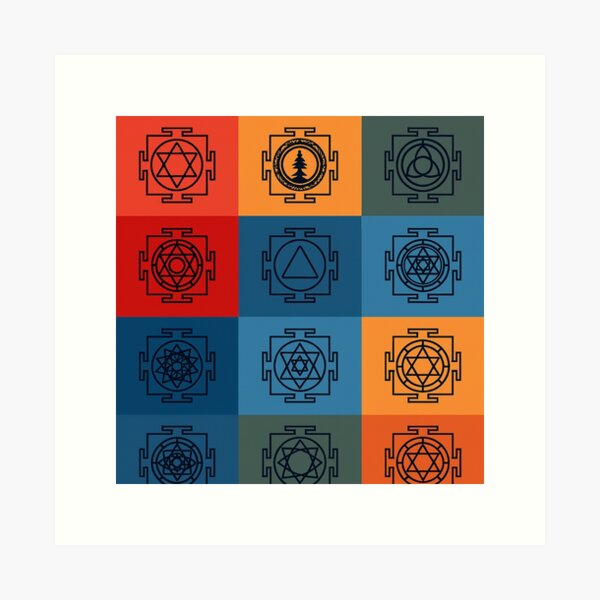 Item preview, Yantra Flow – Sacred Geometry Symbol Art, Meditative Hindu Design designed and sold by Mood Press.