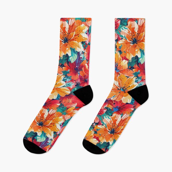 Item preview, Pintura de flores brillantes designed and sold by CoolPixels.
