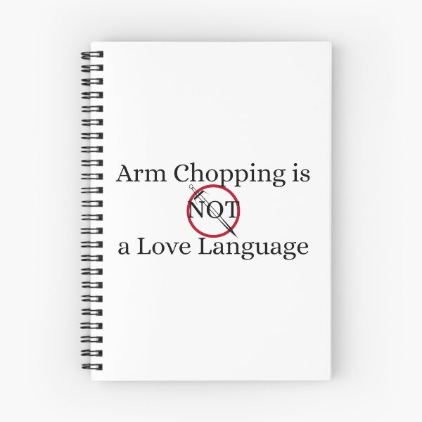 Item preview, Arm Chopping is Not a Love Language - Sword Version designed and sold by auDHDesigns.