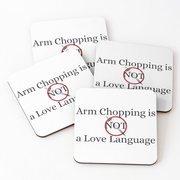Item preview, Arm Chopping is Not a Love Language - Sword Version designed and sold by auDHDesigns.