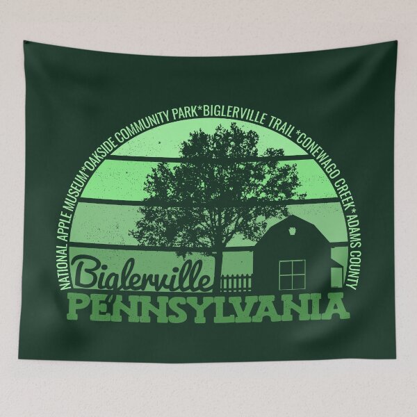 Item preview, Biglerville Pennsylvania Sunset Retro Vintage Local Pride Logo designed and sold by CRHPOD20.