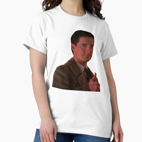 Item preview, Agent Cooper Thumbs Up  – Twin Peaks Sticker designed and sold by TheTwinPeaks.
