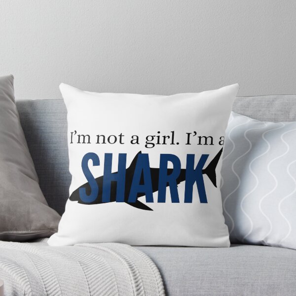 Item preview, I'm Not a Girl. I'm a Shark designed and sold by auDHDesigns.