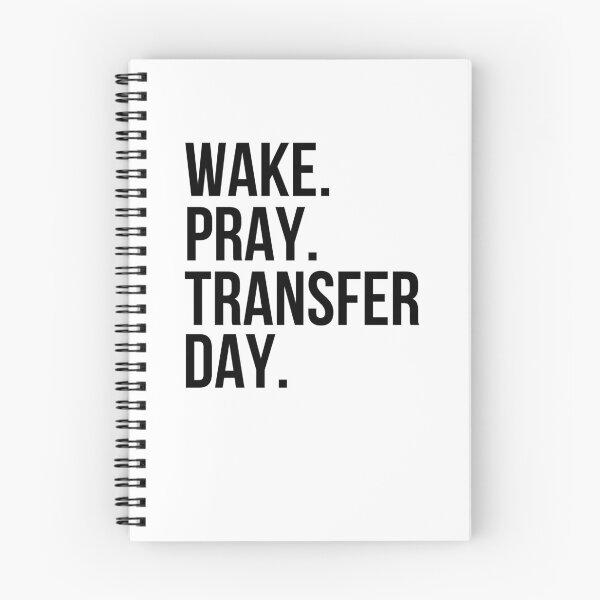 Item preview, Wake. Pray. Transfer Day. IVF Infertility Christian faith designed and sold by snowry.