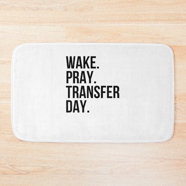 Item preview, Wake. Pray. Transfer Day. IVF Infertility Christian faith designed and sold by snowry.