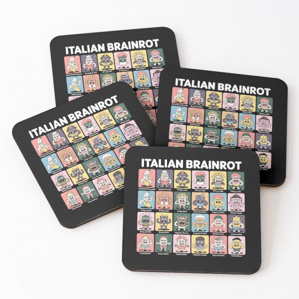 Item preview, Funny Italian Brainrot Meme Characters Design Cute Cartoon Mashup Humor designed and sold by AScribbler0.