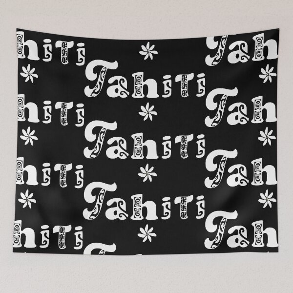 Item preview, Tahiti (white) designed and sold by Nesian-Tahiti.
