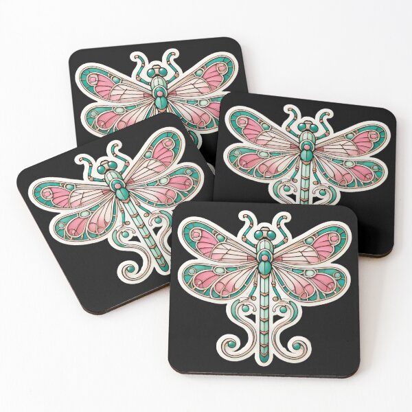 Item preview, Art Nouveau Dragonfly designed and sold by PinUpPizzazz.