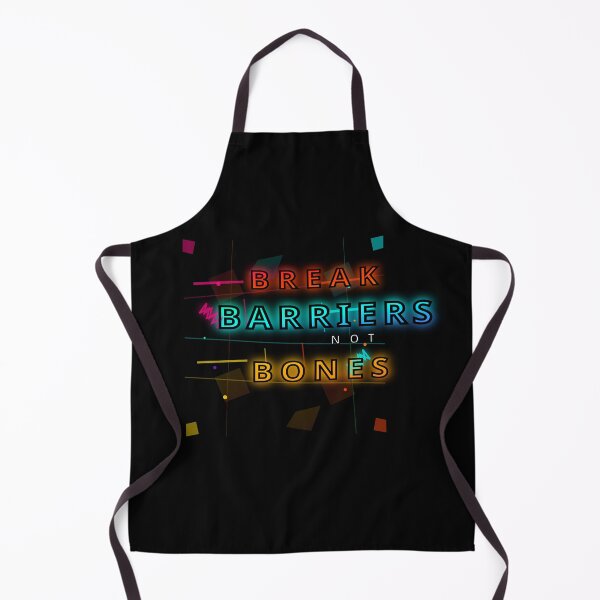 Item preview, Break Barriers Not Bones Extreme Sports Quote - Shatter Effect Design designed and sold by Pickmash.